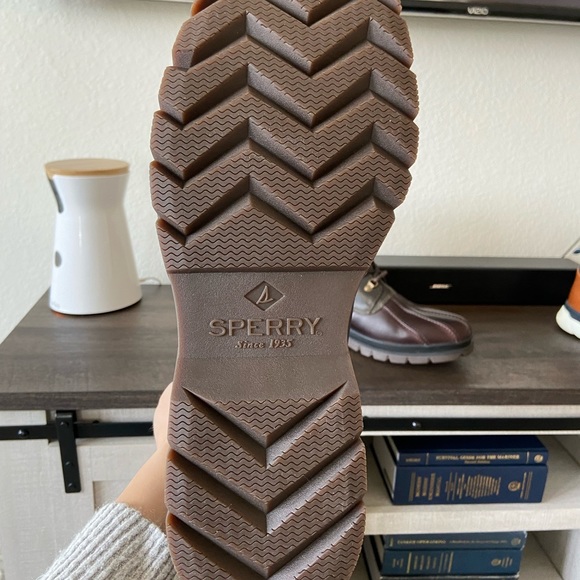 leather sperry boots size 14 - Picture 3 of 3